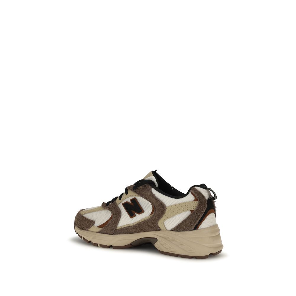 New Balance Brown Polyamide Athletic Sneakers for Women