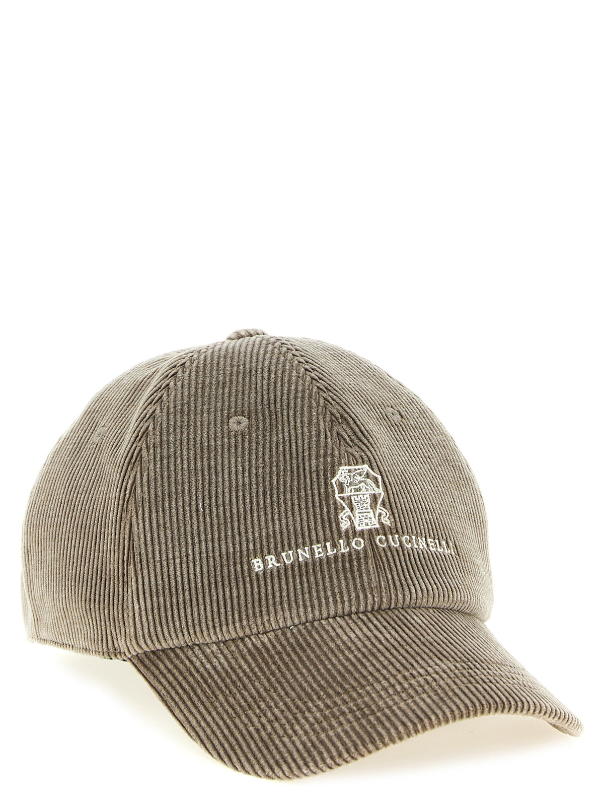 Brunello Cucinelli Gray Cotton Cap (Baseball Hat) for Men