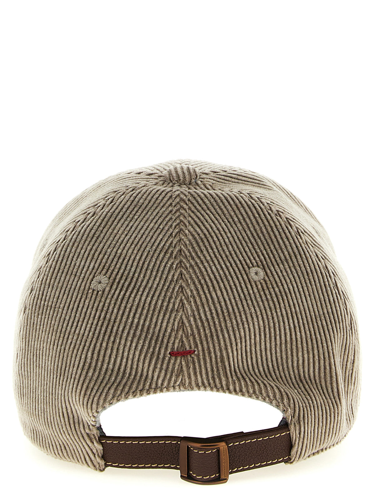 Brunello Cucinelli Gray Cotton Cap (Baseball Hat) for Men