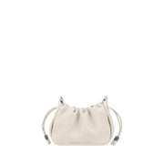 Brunello Cucinelli Beige Calf Leather Bos Taurus Shoulder Bag