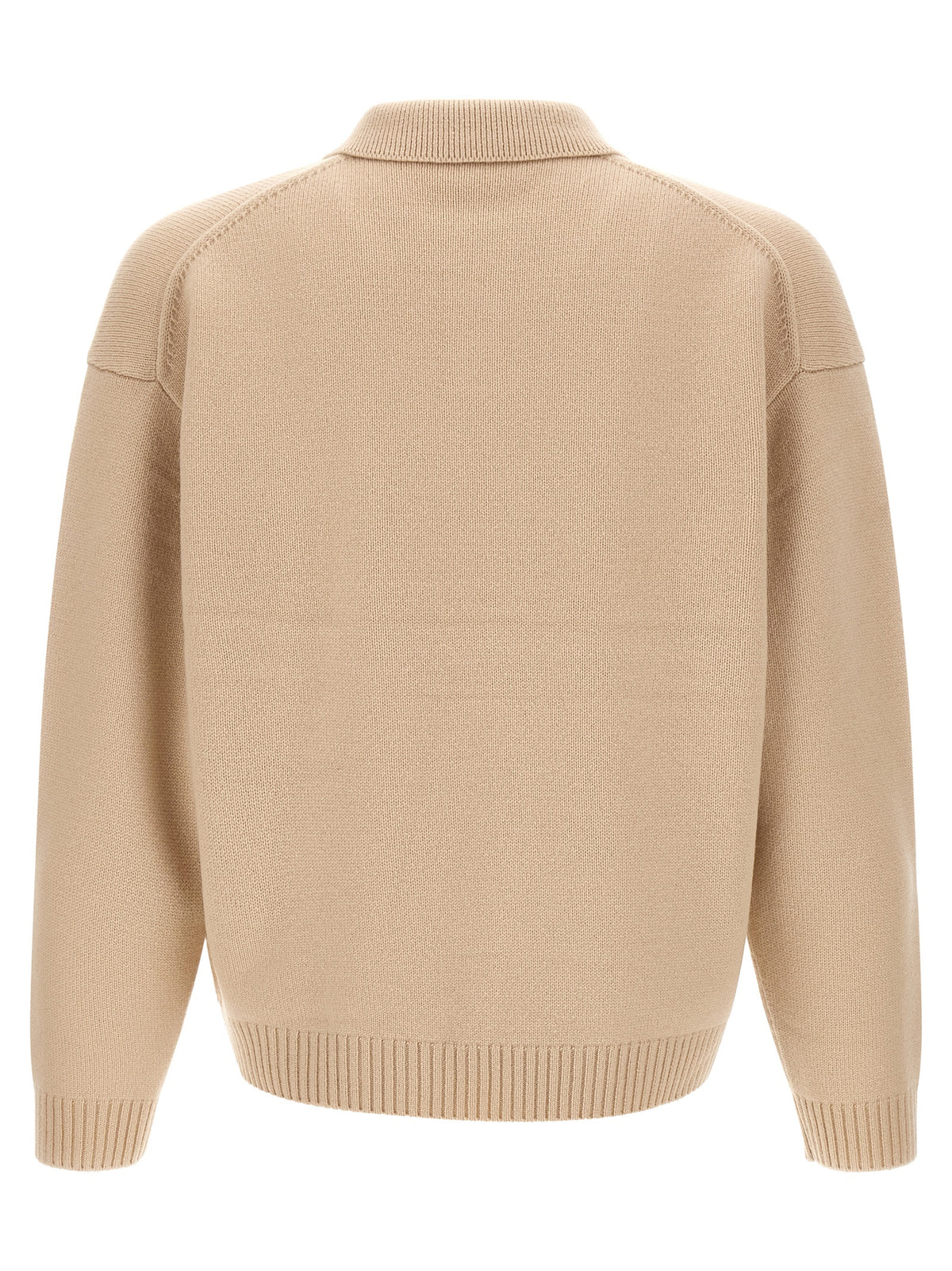 Maison Kitsuné Beige Wool Cardigan for Men