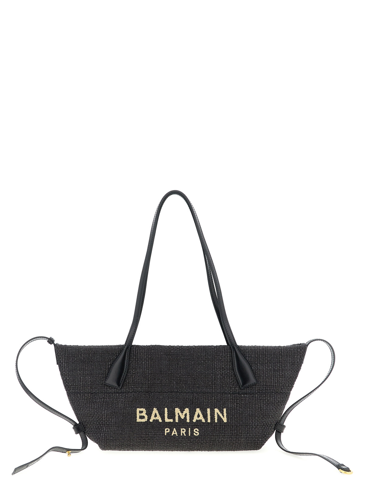 Balmain Black Polyamide Tote Bag for Women