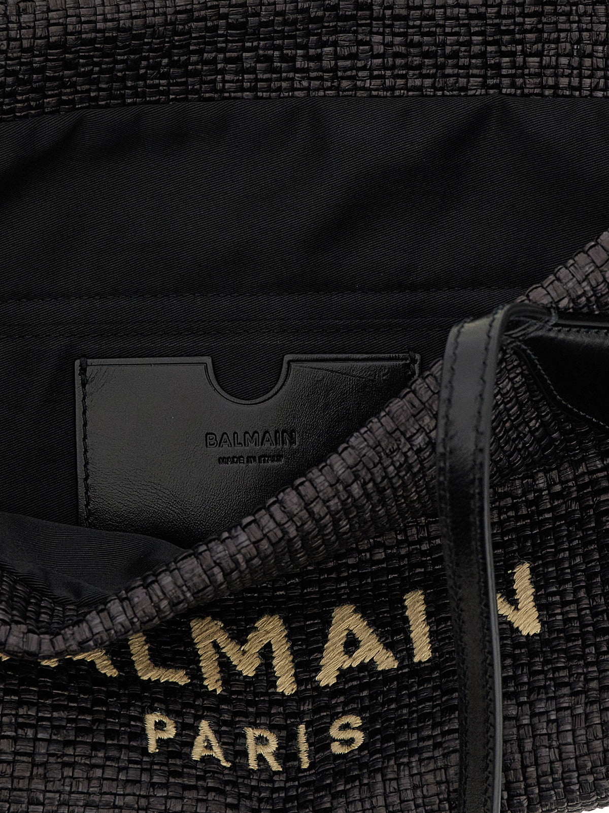 Balmain Black Polyamide Tote Bag for Women