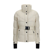 Moncler Grenoble Beige Polyester Full-Length Jacket