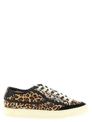 Autry Brown Cowhide Low Top Sneakers