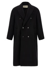 Ami Paris Black Wool Coat