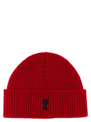 Ami Paris Red Wool Beanie