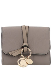 Chloé Gray Calfskin Cardholder