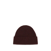 Brunello Cucinelli Bordeaux Cashmere Beanie