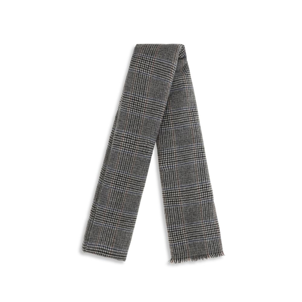 Brunello Cucinelli Gray Cashmere Foulard