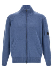 C.P. Company Blue Wool Cardigan