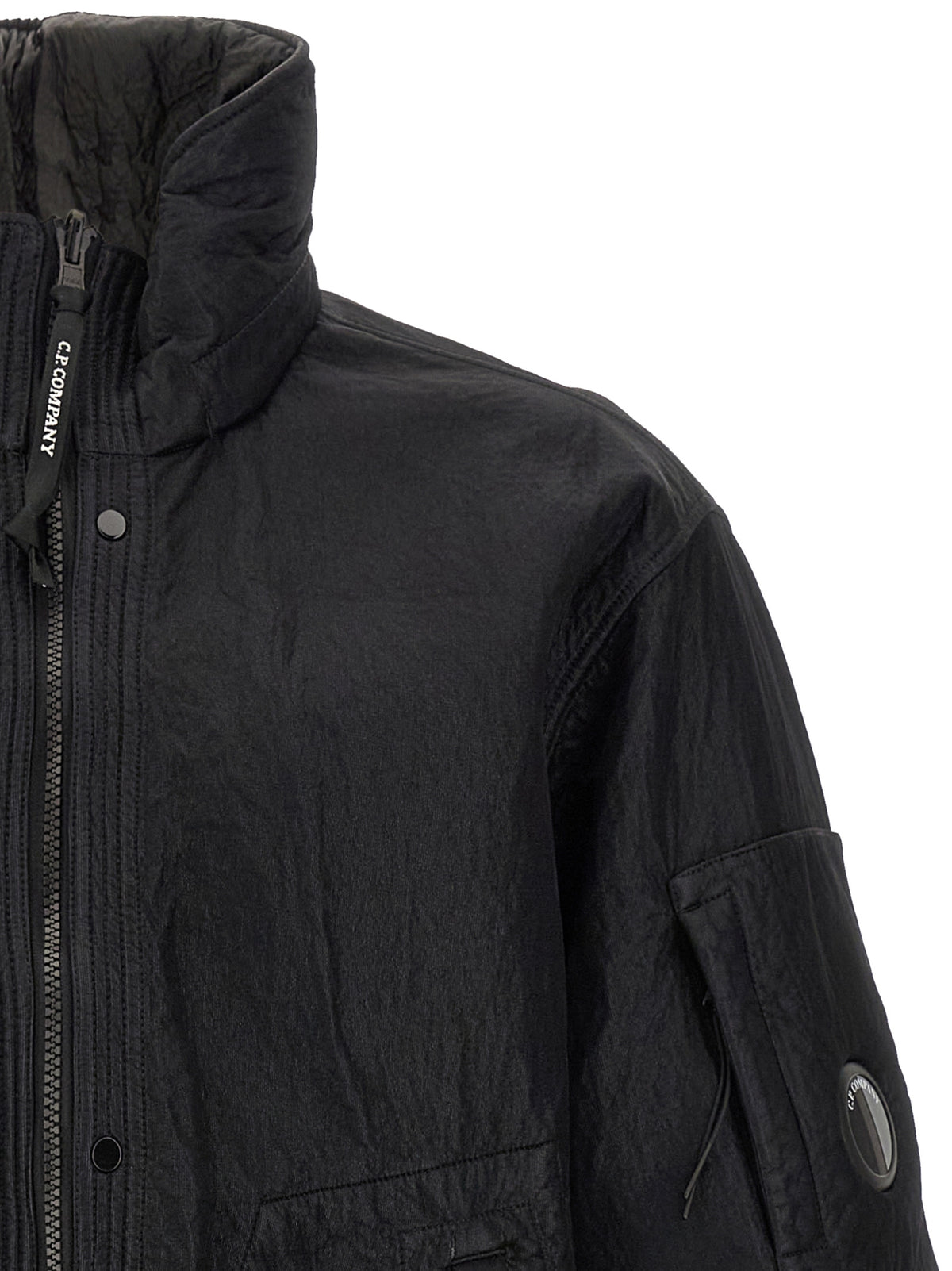 C.P. Company Black Polyamide Shell Jacket