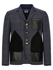 Junya Watanabe Blue Wool Blazer