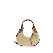 Moschino Beige Lambskin Shoulder Bag for Women