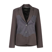 Desigual Black Polyester Blazer