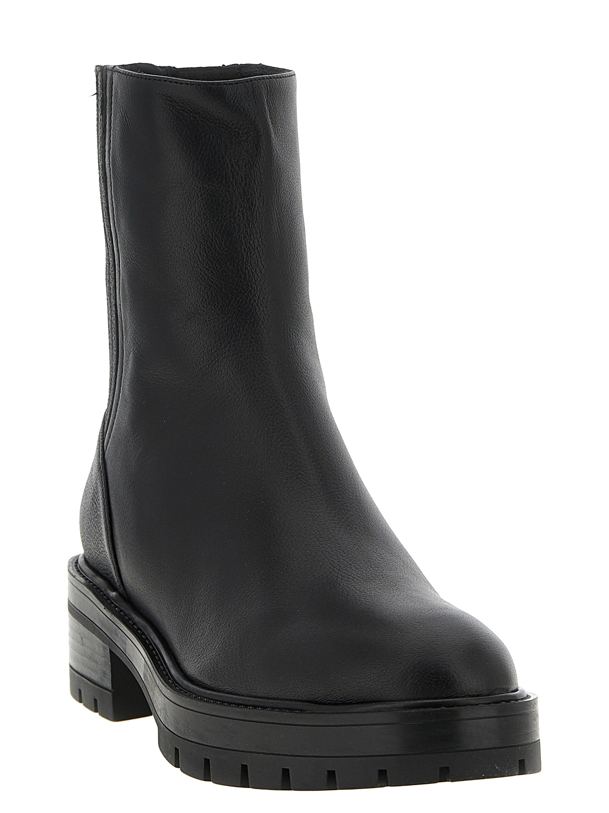 Aquazzura Black Calfskin Ankle Boots for Women