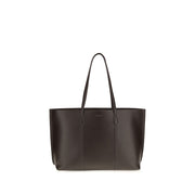 Tory Burch Brown Calf Leather Bos Taurus Handbag