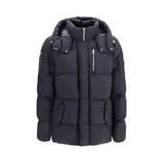 Moose Knuckles Black Nylon Full-Length Jacket