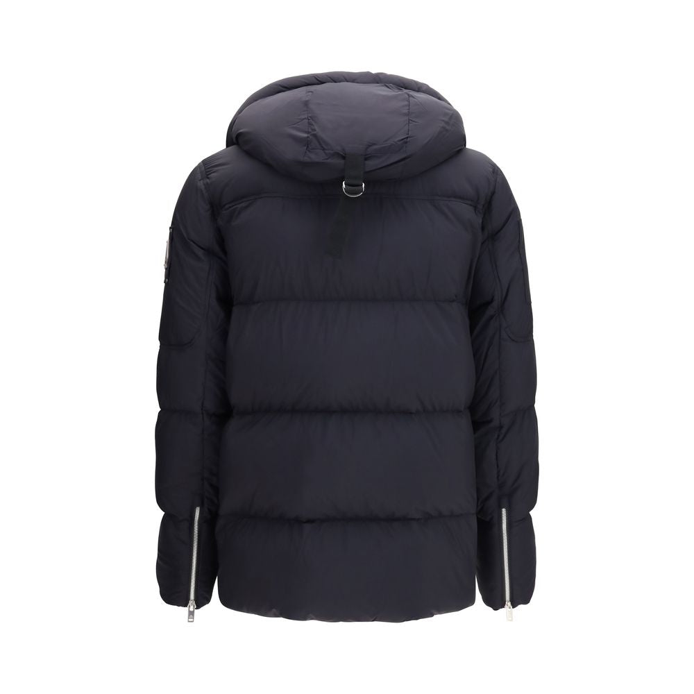 Moose Knuckles Black Nylon Full-Length Jacket