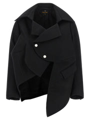 Comme Des Garçons Black Wool Blazer