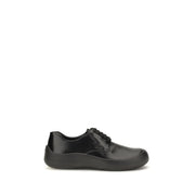 Prada Black Calf Leather Bos Taurus Sneakers