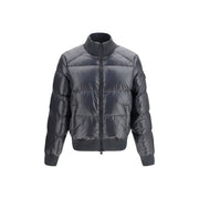 Moose Knuckles Gray Nylon Bomber