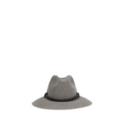Brunello Cucinelli Gray Eco Fabric Fedora