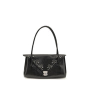 Marni Black Calf Leather Bos Taurus Shoulder Bag