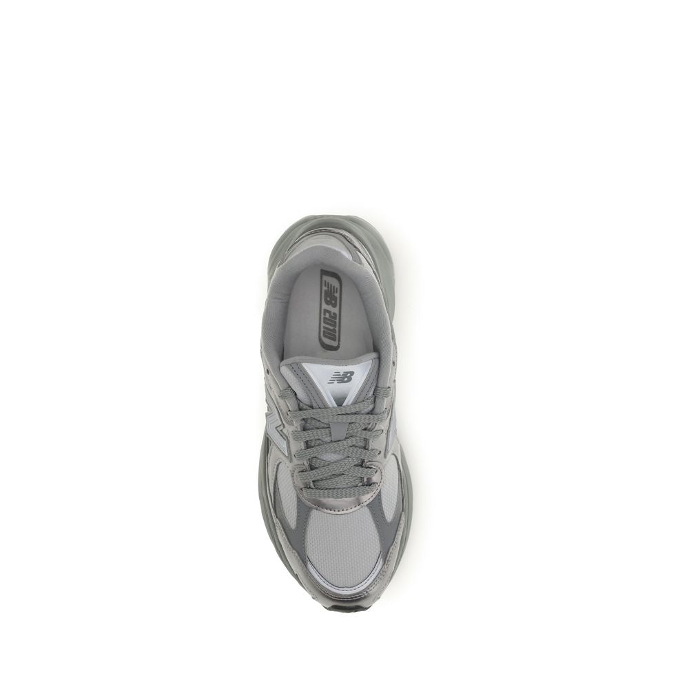 New Balance Gray Fabric Athletic Sneakers