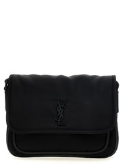 Saint Laurent Black Polyamide Crossbody Bag