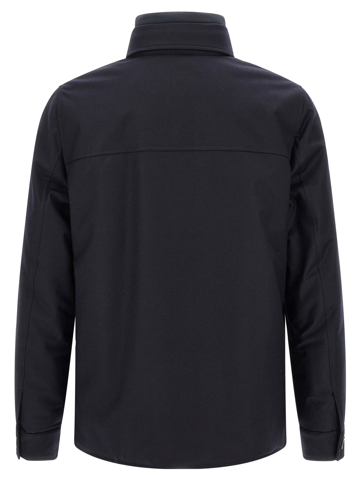 MooRER Blue Wool Full-Length Jacket
