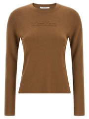 Max Mara Beige Virgin Wool Cardigan