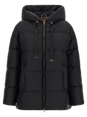 Max Mara Black Polyamide Full-Length Jacket for Women