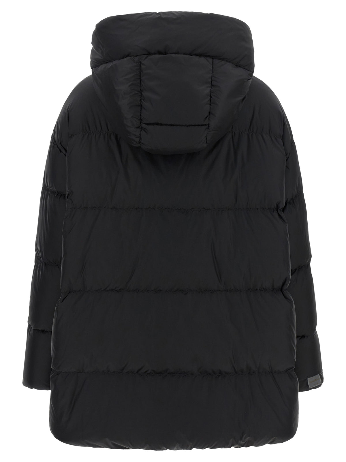 Max Mara Black Polyamide Full-Length Jacket for Women