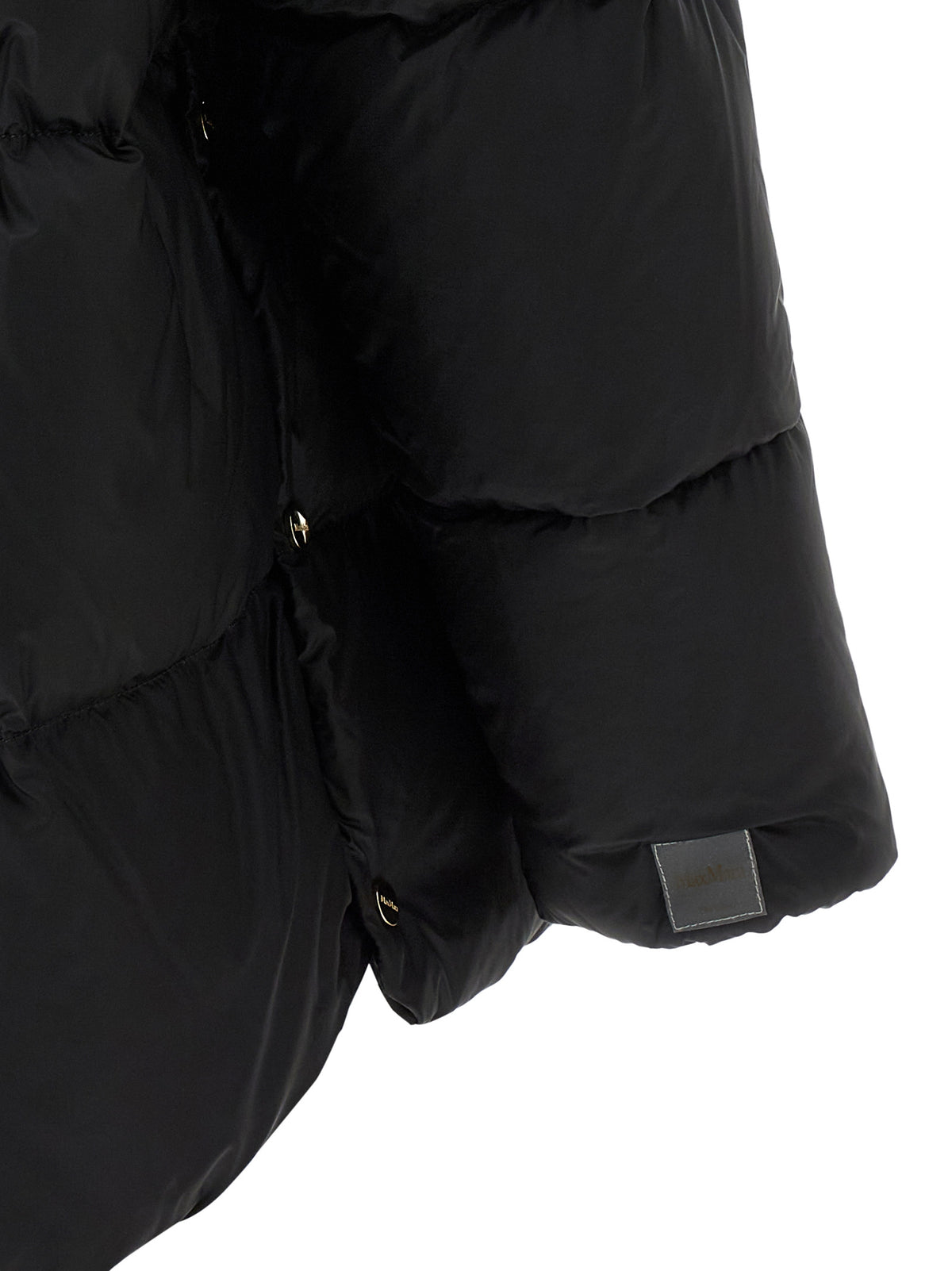 Max Mara Black Polyamide Full-Length Jacket for Women