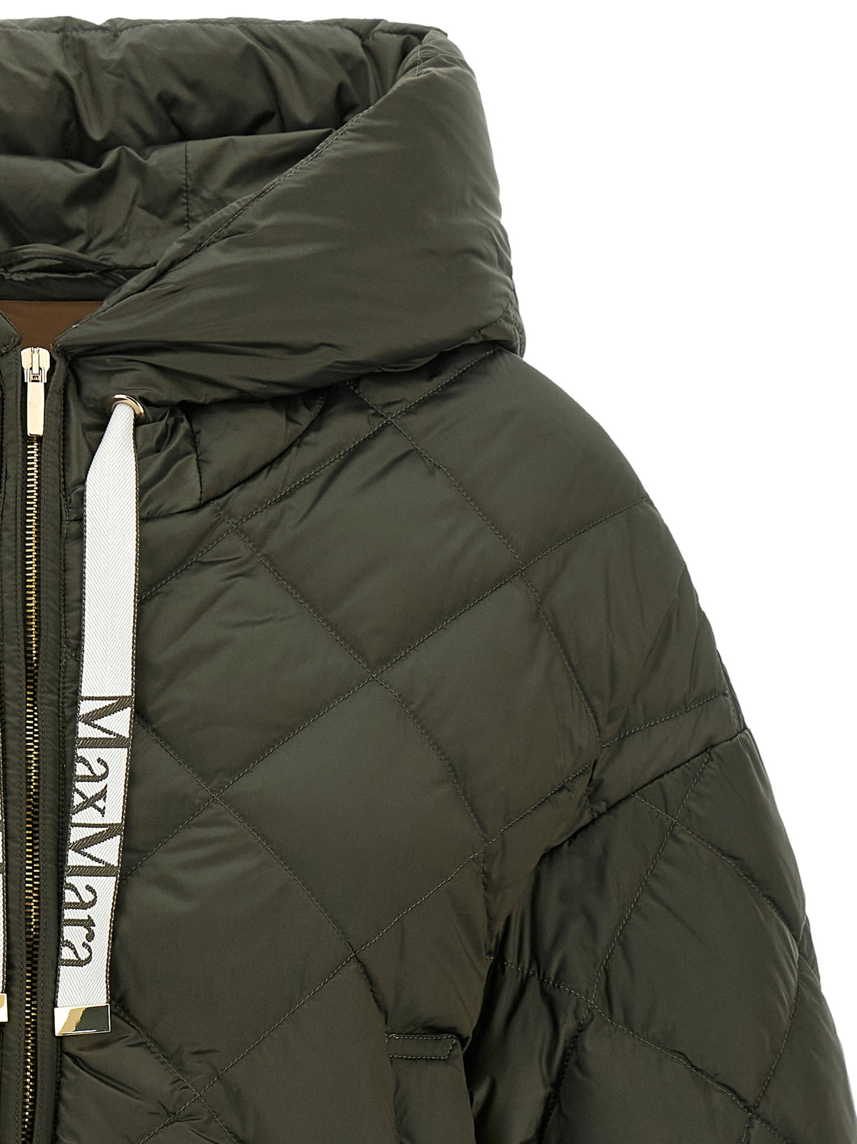 Max Mara Bicolor Polyamide Parka