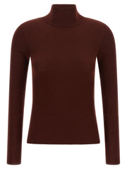 Max Mara Bordeaux Virgin Wool Cardigan