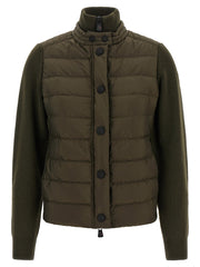 Moncler Grenoble Bicolor Polyamide Cardigan