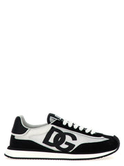 Dolce & Gabbana Bicolor Calfskin Athletic Sneakers