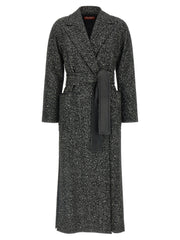 Max Mara Bicolor Virgin Wool Coat