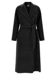 'S Max Mara Black Wool Coat