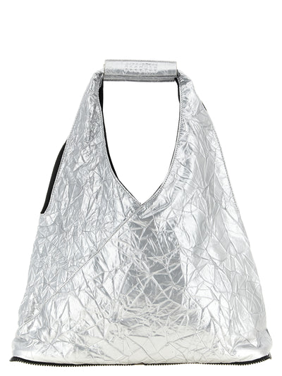 MM6 Maison Margiela Silver Polyethylene Tote Bag for Men
