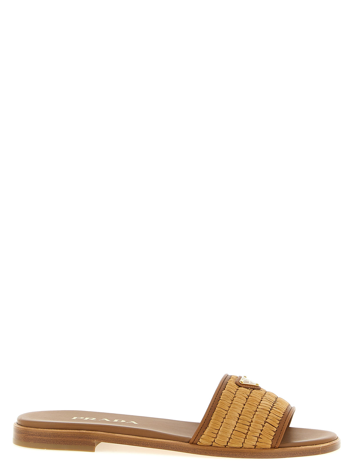 Prada Brown Viscose Slides