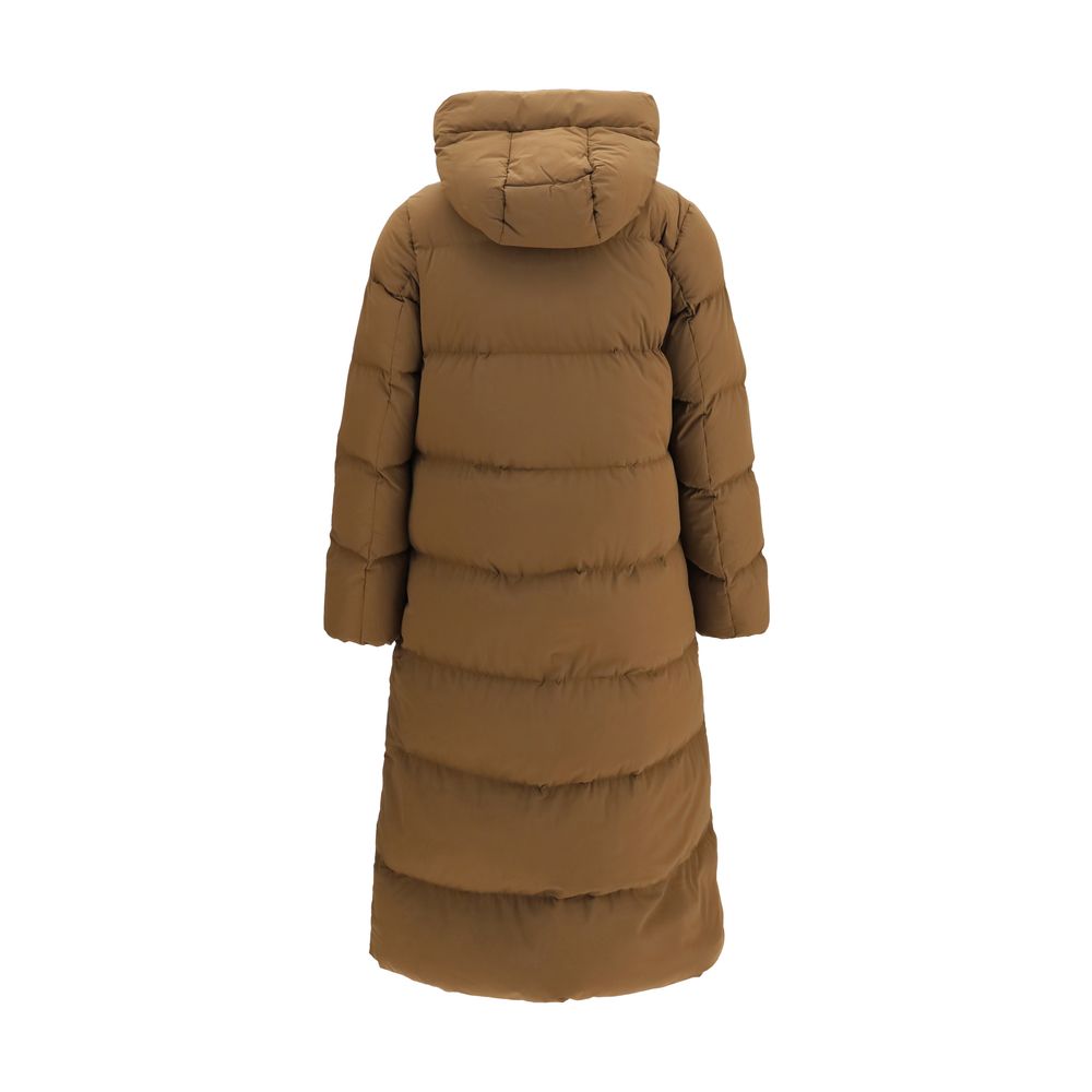 Woolrich Brown Polyamide Full-Length Jacket