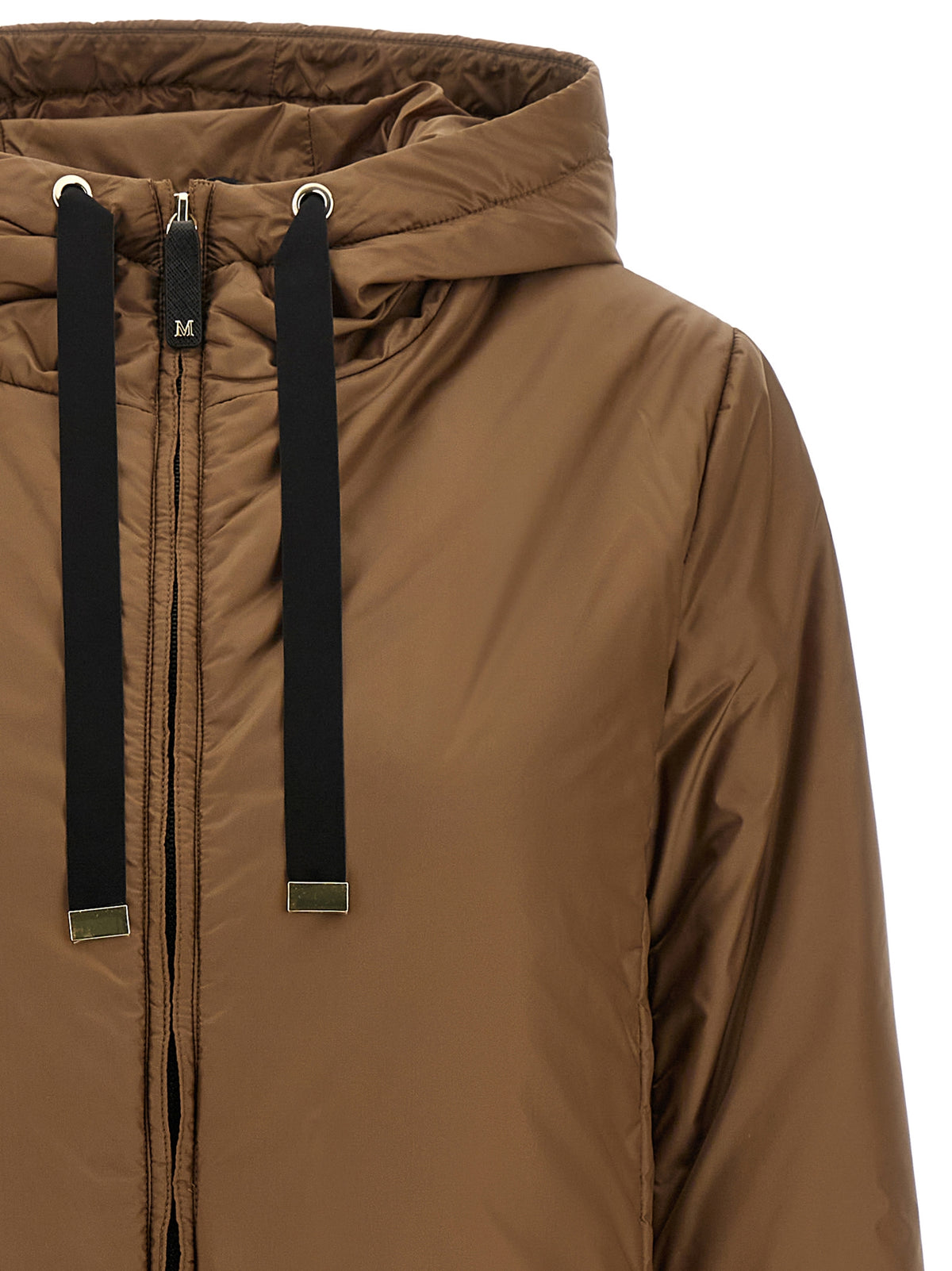 Max Mara Brown Polyester Full-Length Jacket for Women