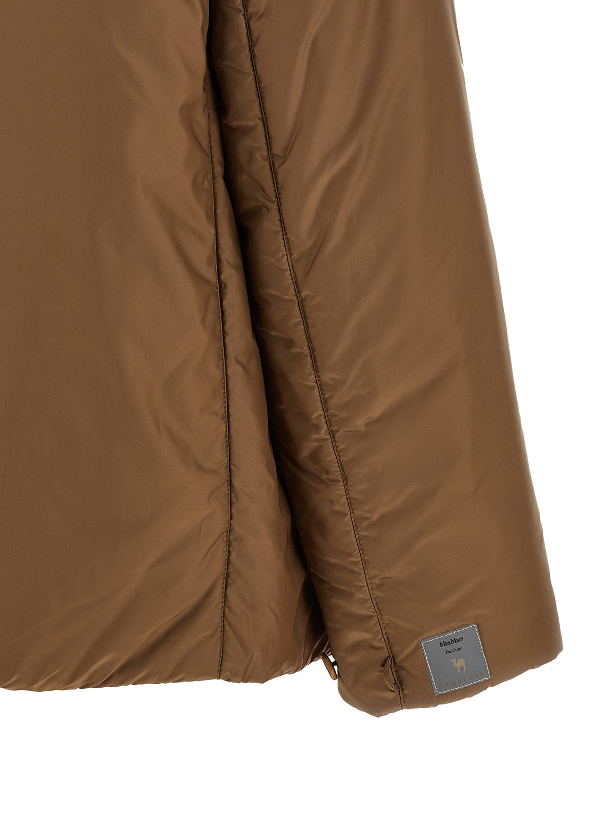 Max Mara Brown Polyester Full-Length Jacket for Women