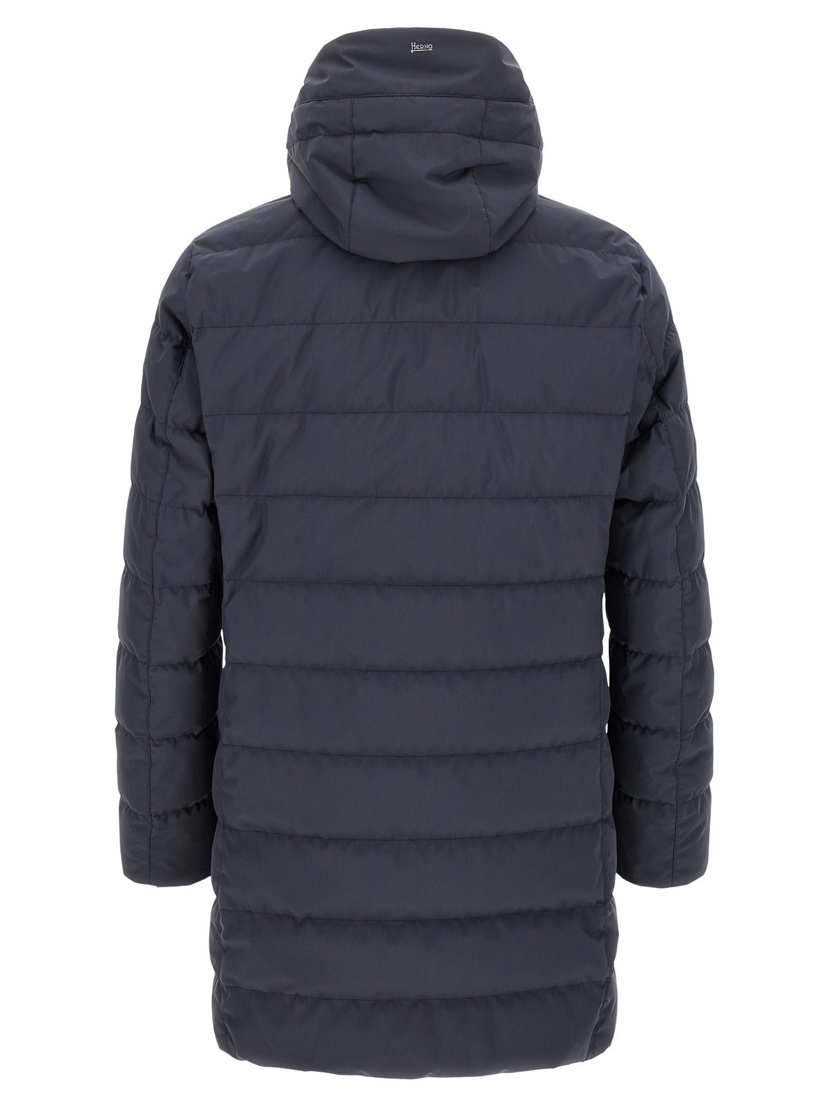Herno Blue Polyester Full-Length Jacket for Men