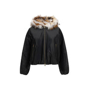 Moose Knuckles Black Lambskin Leather Jacket