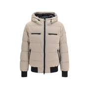 Moose Knuckles Beige Nylon Full-Length Jacket