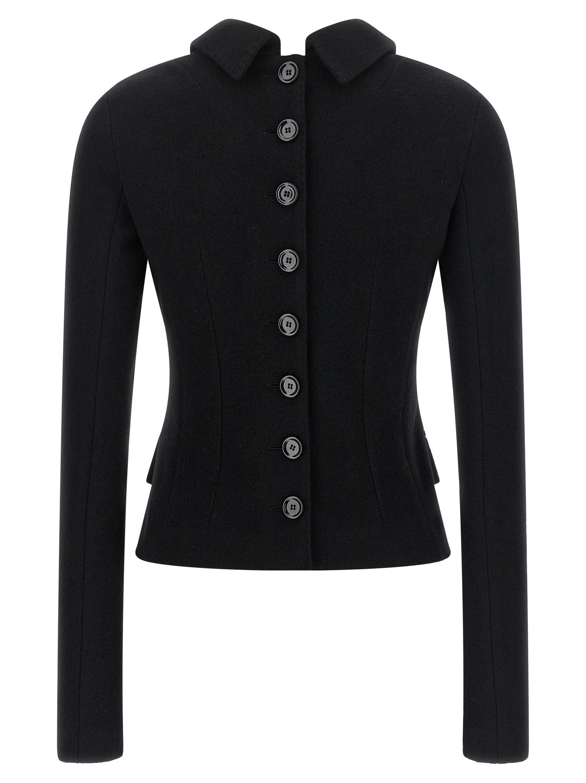 Dolce & Gabbana Black Virgin Wool Blazer for Women